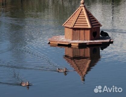 Домик для уток на воде своими руками фото и чертежи