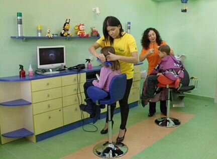 Детская парикмахерская на Парнасе