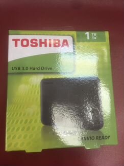 Внешний жёсткий диск на 1 TB Toshiba