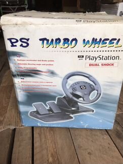 Руль с педалями на PlayStation