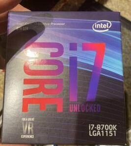 Intel core i7-8700K