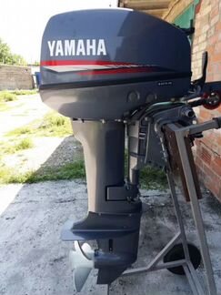 Лодочный мотор Yamaha 15fmhs, б/у, 2Т
