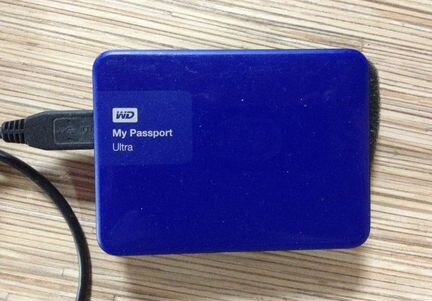 Внешний переносной жесткий диск USB HDD 1Tb 1Тб WD