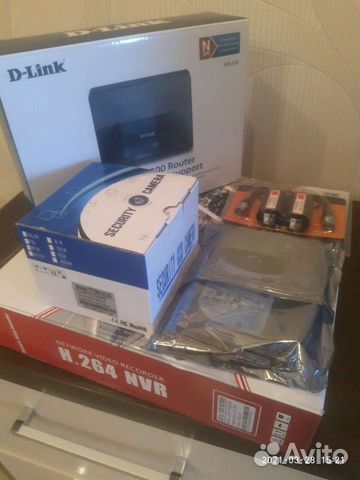 Комплект системы видеонаблюдения на 4 камеры