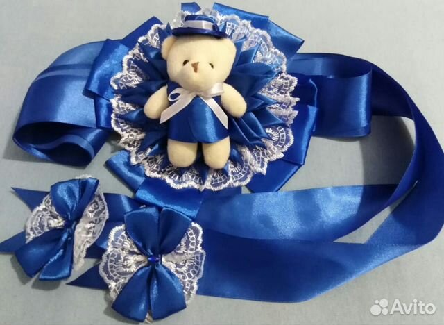 Бант на выписку из роддома