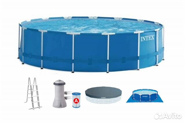 Каркасный бассейн 457х122 см intex 28242