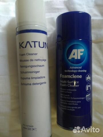 Чистящая пена для чистки пласмассовых изделий