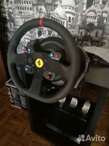 Игровой руль thrustmaster T300 Ferrari Alcantara