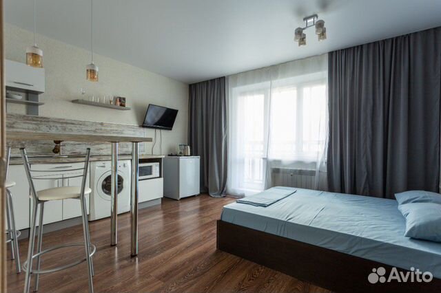 

Квартира-студия, 30 м², 1 кровать