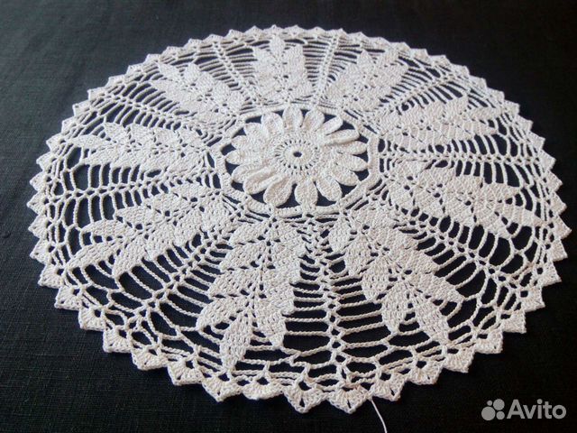 Салфетка крючком
