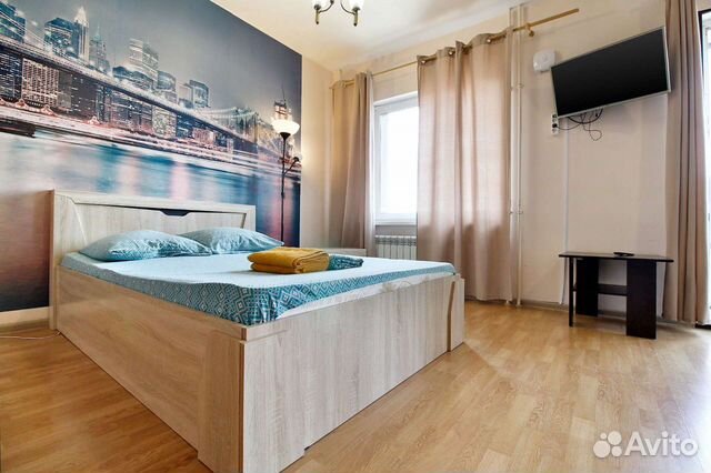 

Квартира-студия, 34 м², 2 кровати