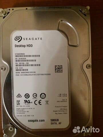 Жесткий диск 500gb 3.5