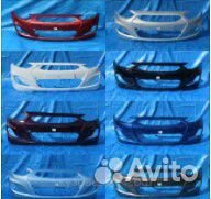 Бампер окрашенный в цвет Hyundai Solaris Kia Rio