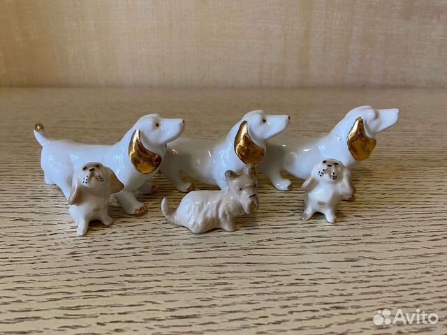 Фигурки СССР Собаки. лфз и др