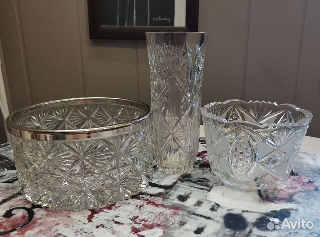 Ваза хрустальная СССР