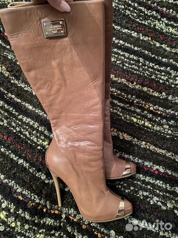 Dolce gabbana сапоги. 36 размер, натуральная кожа