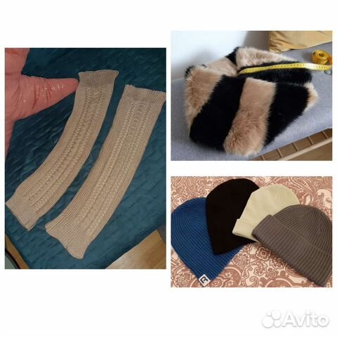 Снуд Zara, шапки H&M, гетры