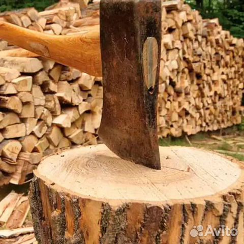 Дрова сухие колотые дуб