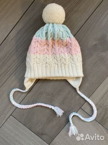 Шапка на девочку 3-5 лет