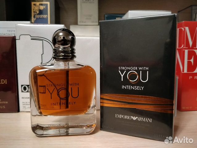 Armani stronger with you intensely 100 мл lot*3882