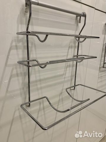 Полки органайзеры на подвесной рейлинг Бронь