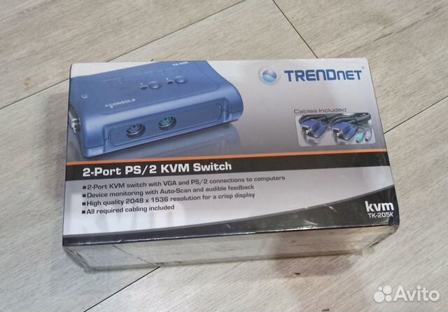 Переключатель KVM Trendnet TK-205K