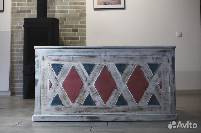 Сундук в стиле шебби шик