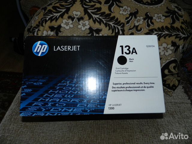Картридж лазерный HP 13A (Q2613X) черный япония
