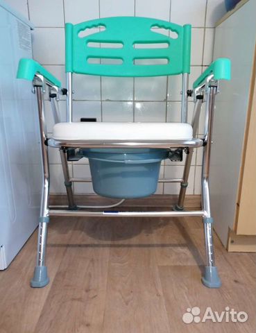 Кресло-туалет WC XXL Поручень трость