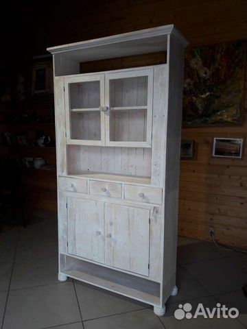 Буфет посудный шкаф массив