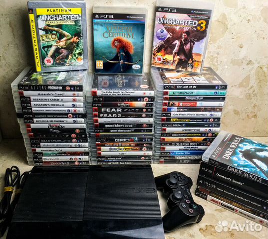 PS3 Playstation 3 Super Slim 250 Гб Игры Храбрая С