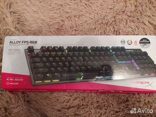 Мех. игровая клавиатура HyperX Alloy FPS RGB