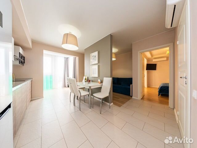 

1-к. квартира, 55 м², 2 кровати