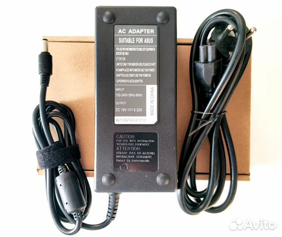 Блок питания Asus 120W 6.32A 5.5x2.5 новый тип2