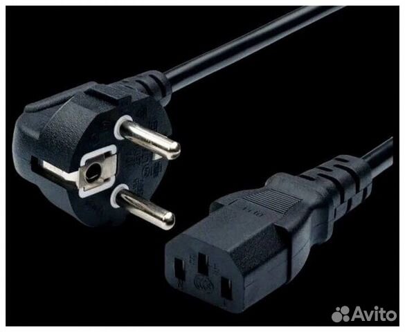 Шнур Кабель Провод сетевой электрический 220B 1м