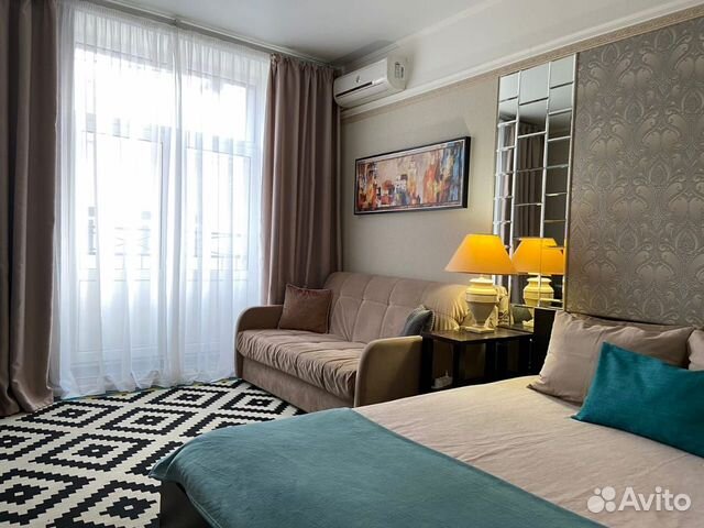 

1-к. квартира, 40 м², 2 кровати