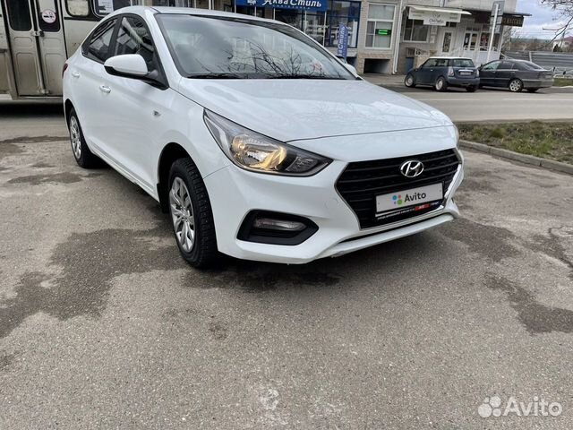 Hyundai Solaris 1.6 AT, 2019, битый, 95 000 км