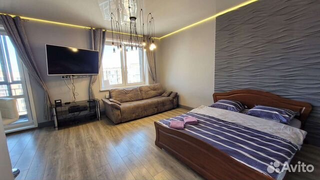 

Квартира-студия, 45 м², 2 кровати