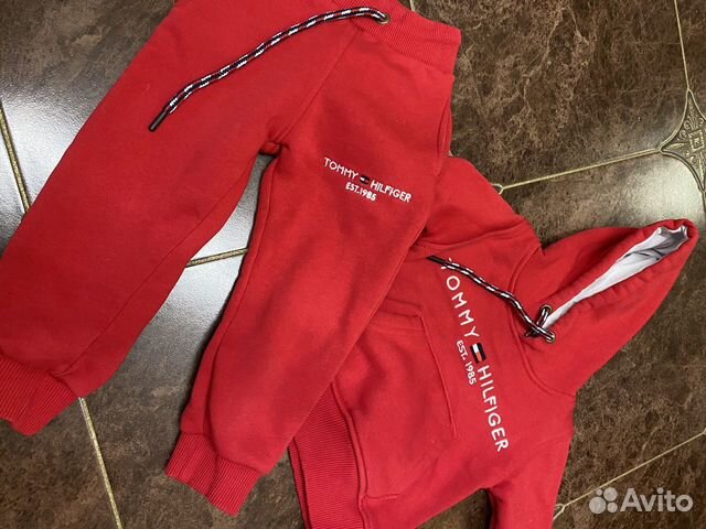 Tommy hilfiger костюм 80-86 теплый
