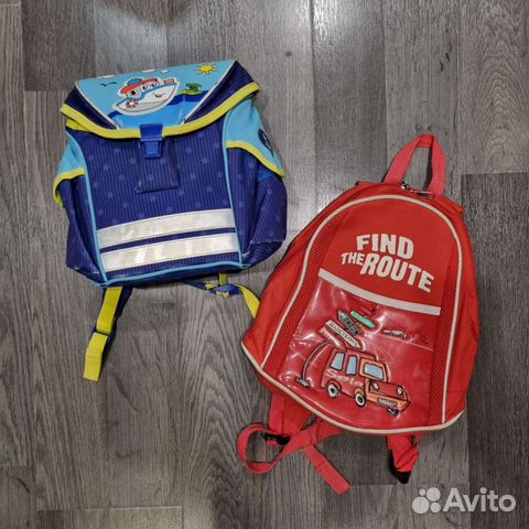 Рюкзаки для мальчика, дошкольный, цена за 2