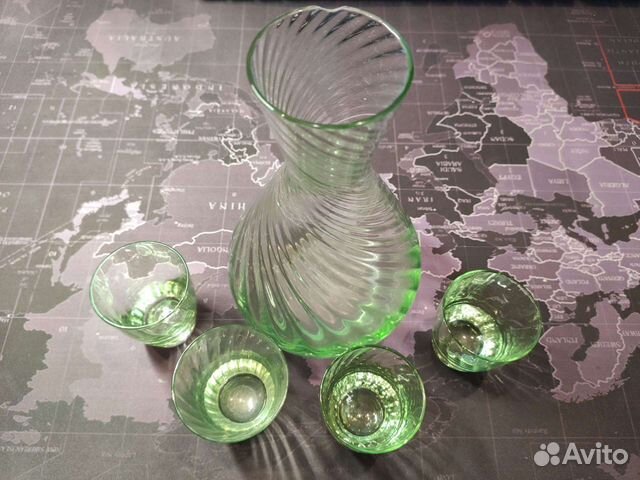Ваза с рюмками СССР 60-70 годы
