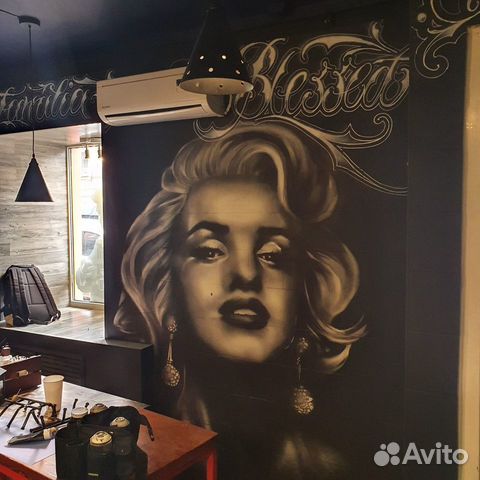 Граффити оформление, художественная роспись стен