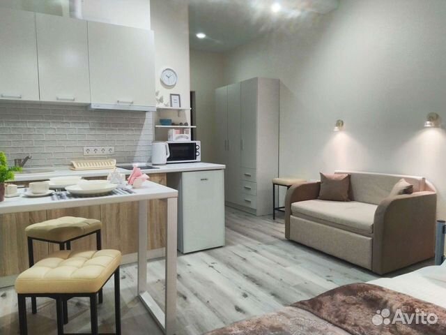 

Квартира-студия, 23 м², 2 кровати