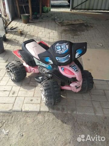 Детский электро квадроцикл бу на аккамуляторе