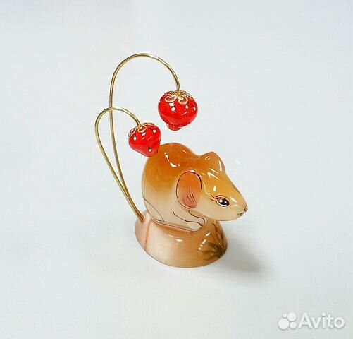 Статуэтки фигурки мышей из камня селенита новые