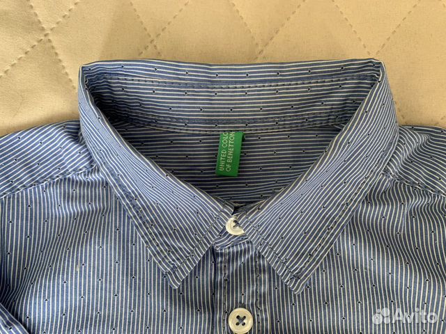 Рубашка хлопковая 116-122