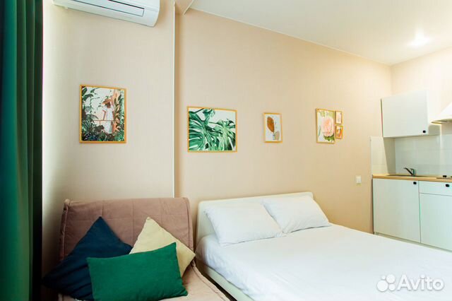 

Квартира-студия, 20 м², 2 кровати