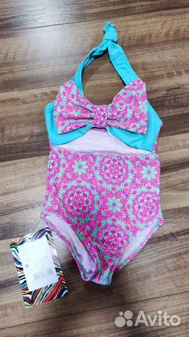 Новый слитный купальник детский