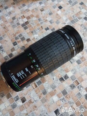 Объектив canon fd. Takumar, zoom, 80-200mm.1:4.5
