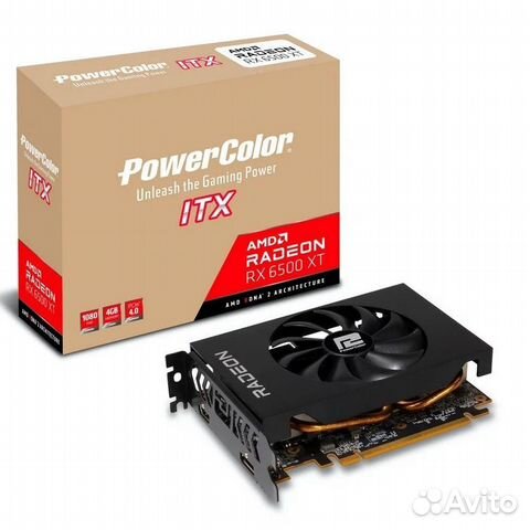 Видеокарта PowerColor Radeon RX 6500 XT ITX 4GB